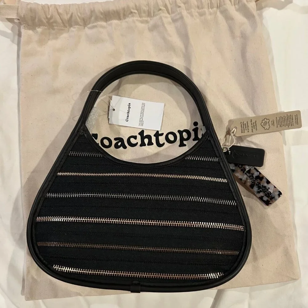 COACHTOPIA Ergo Bag With Upcrafted Zippers in Black NWT - Picture 8 of 8